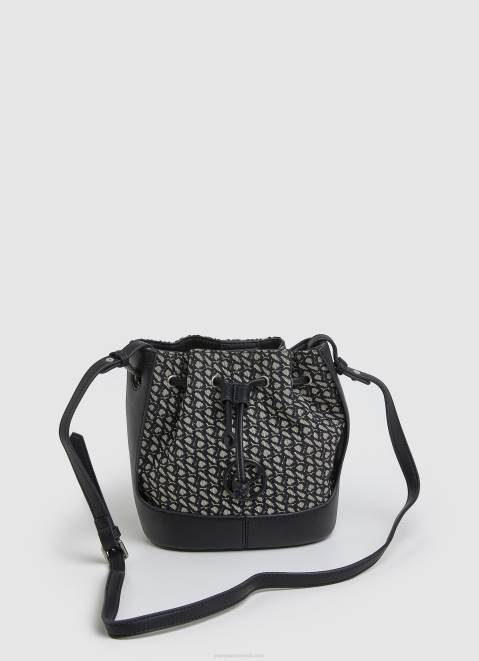 Pepe Jeans Double-Handled Bucket Bag Women Black Z22X732