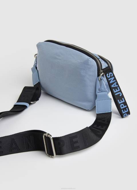 Pepe Jeans Fabric Crossbody Bag With Adjustable Handle Women Bay Z22X735