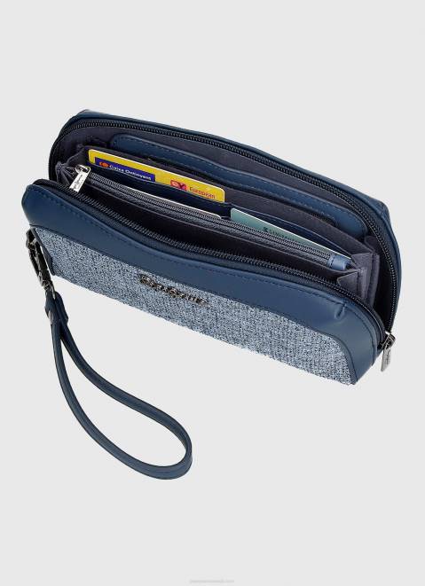 Pepe Jeans Marbled Clutch Women Ocean Z22X727