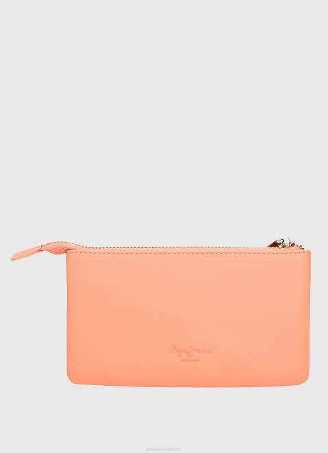 Pepe Jeans Triple Compartment Toiletry Case Women Peach Z22X723