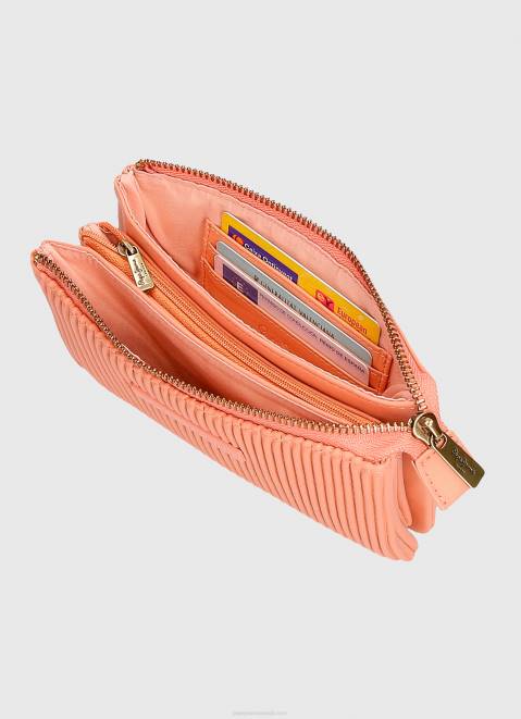 Pepe Jeans Triple Compartment Toiletry Case Women Peach Z22X723