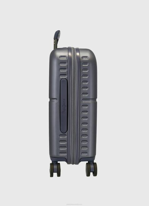 Pepe Jeans Trolley Abs 55Cm. Highlight Hard Suitcase Women Navy Z22X757