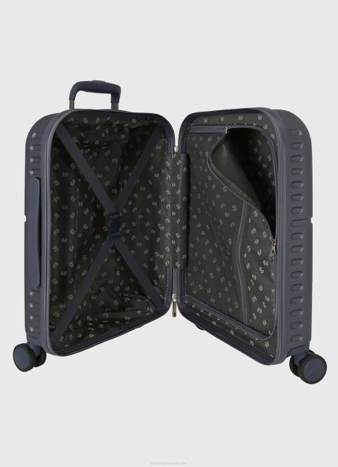 Pepe Jeans Trolley Abs 55Cm. Highlight Hard Suitcase Women Navy Z22X757