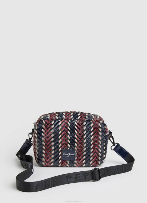 Pepe Jeans Zig Zag Fabric Crossbody Bag Women Dulwich Z22X738
