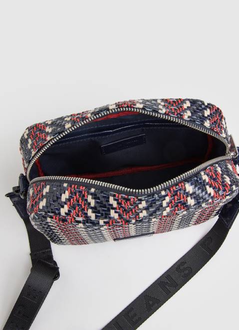 Pepe Jeans Zig Zag Fabric Crossbody Bag Women Dulwich Z22X738