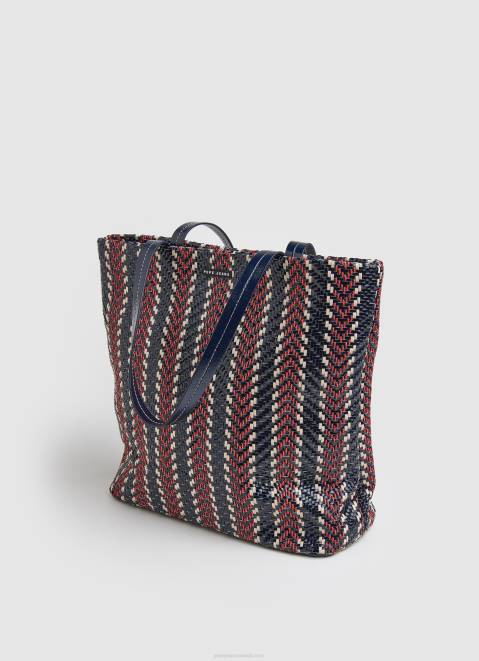Pepe Jeans Zig Zag Fabric Shopper Bag Women Dulwich Z22X739