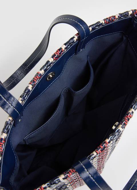 Pepe Jeans Zig Zag Fabric Shopper Bag Women Dulwich Z22X739