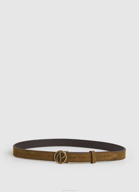 Pepe Jeans Circular Logo Suade Belt Women Stowe Z22X764