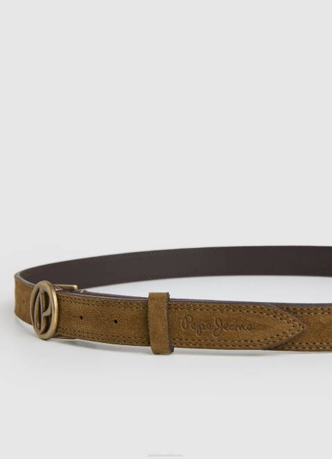 Pepe Jeans Circular Logo Suade Belt Women Stowe Z22X764
