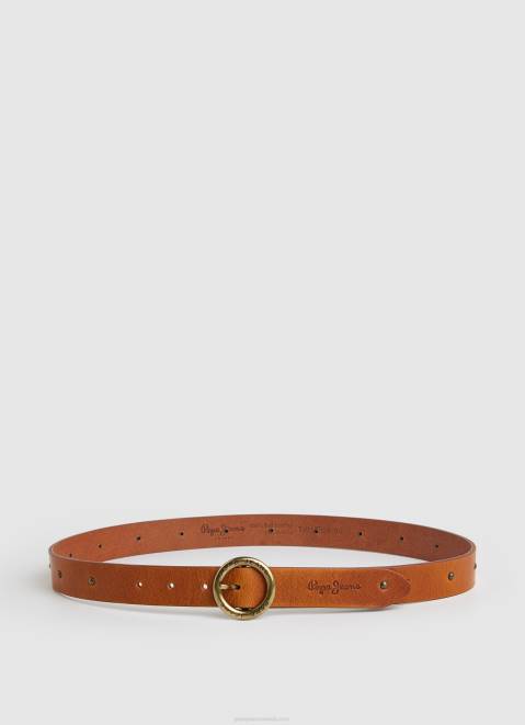 Pepe Jeans Circular Logo Suade Belt Women Stowe Z22X764