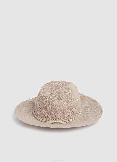Pepe Jeans Breathable Wide-Brimmed Hat Women Natural Z22X775