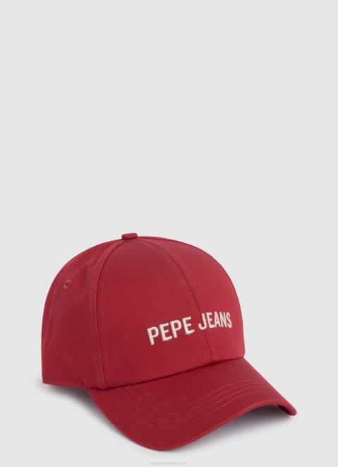 Pepe Jeans Embroidered Logo Basic Cap Women Studio Red Z22X786