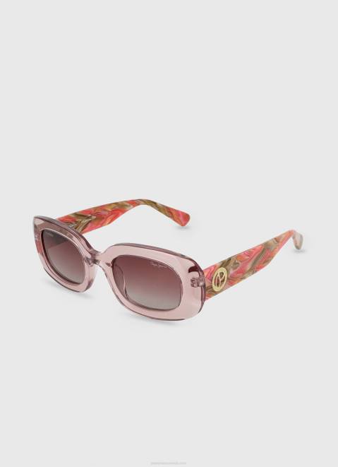 Pepe Jeans Rectangular Sunglasses Women Pink Z22X766
