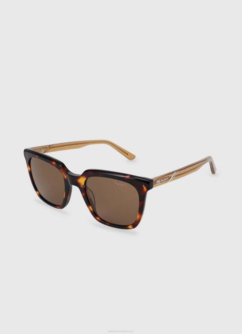 Pepe Jeans Wayfarer Sunglasses Women Gold Z22X770