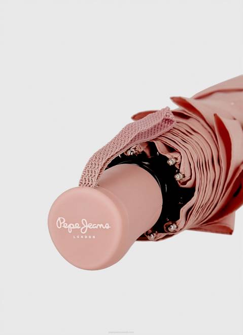 Pepe Jeans Macy Folding Automatic Umbrella Women Ash Rose Z22X788