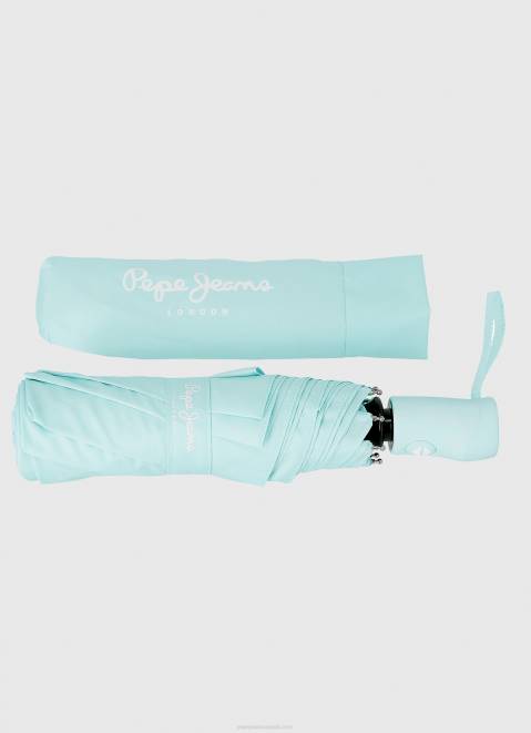 Pepe Jeans Macy Folding Automatic Umbrella Women Light Blue Z22X789