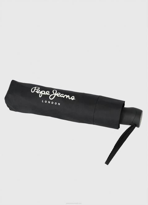 Pepe Jeans Teo Folding Automatic Umbrella Women Black Z22X787
