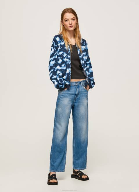 Pepe Jeans Camouflage Bomber Jacket Women Multi Z22X126