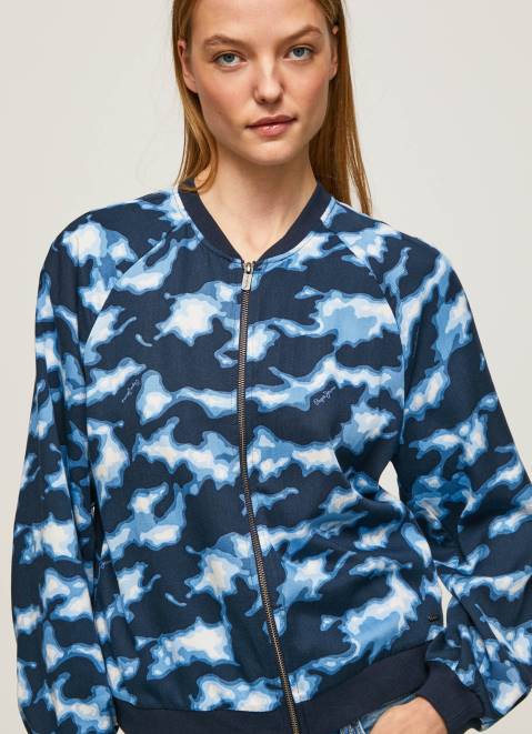 Pepe Jeans Camouflage Bomber Jacket Women Multi Z22X126