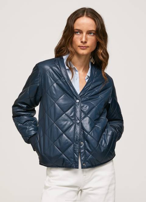 Pepe Jeans Diamond Quilted Jacket Women Dulwich Z22X119