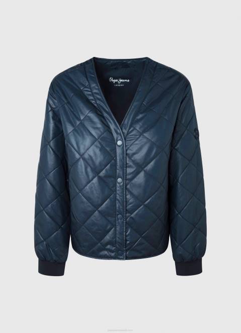 Pepe Jeans Diamond Quilted Jacket Women Dulwich Z22X119
