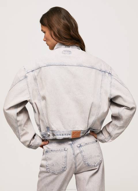 Pepe Jeans Oversized Denim Jacket Women Denim Z22X125