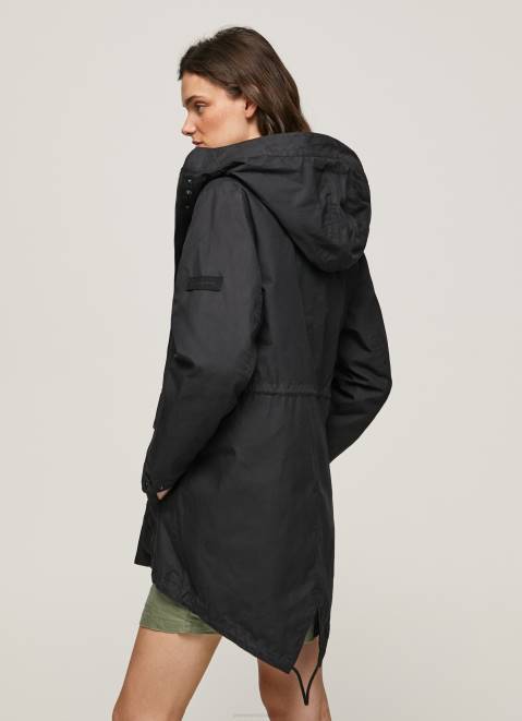 Pepe Jeans Parka With Inner Jacket Women Black Z22X139