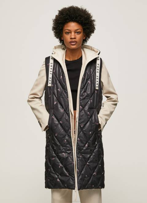 Pepe Jeans Reversible Padded Waistcoat Women Multi Z22X122