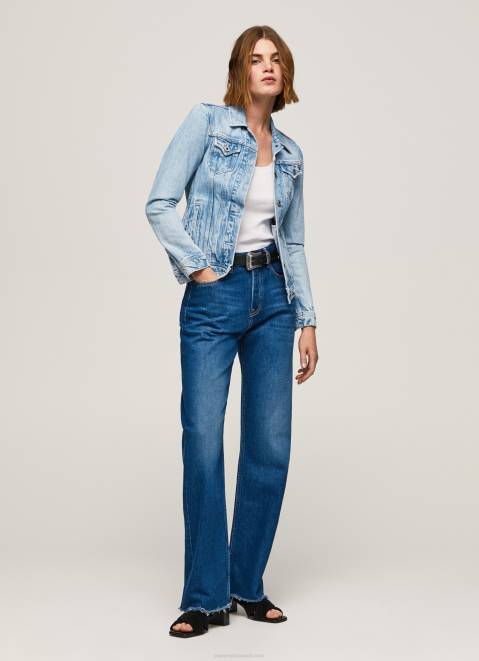 Pepe Jeans Slim Fit Denim Jacket Women Denim Z22X102