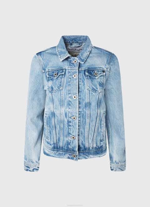 Pepe Jeans Slim Fit Denim Jacket Women Denim Z22X102