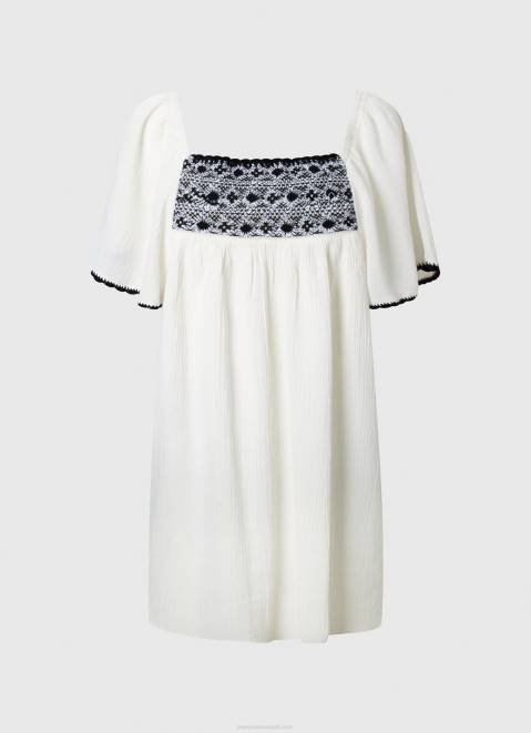 Pepe Jeans Bambula Cotton Dress Women Mousse Z22X188