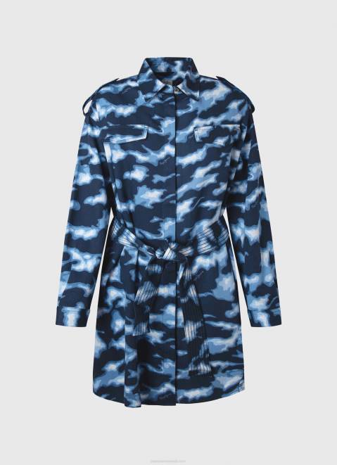 Pepe Jeans Burnet Short Camouflage Dress Women Multi Z22X173