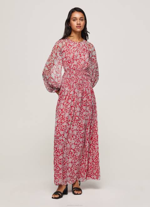 Pepe Jeans Chiffon Dress Women Multi Z22X143