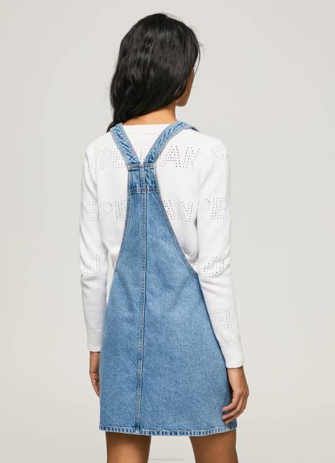 Pepe Jeans Denim Dungaree Dress Women Denim Z22X162