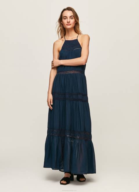 Pepe Jeans Dress With Embroidered Details Women Dulwich Z22X218
