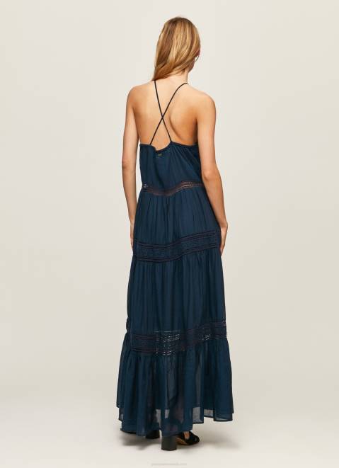 Pepe Jeans Dress With Embroidered Details Women Dulwich Z22X218