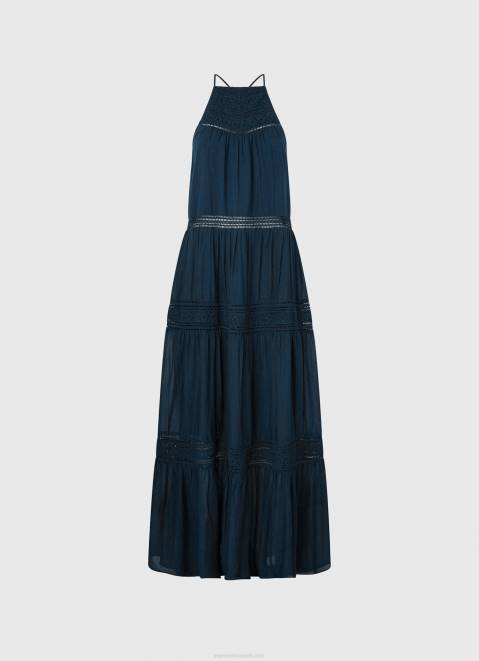 Pepe Jeans Dress With Embroidered Details Women Dulwich Z22X218