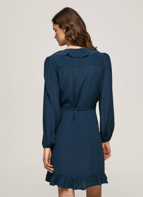 Pepe Jeans Esha Wrapping Short Dress Women Dulwich Z22X158