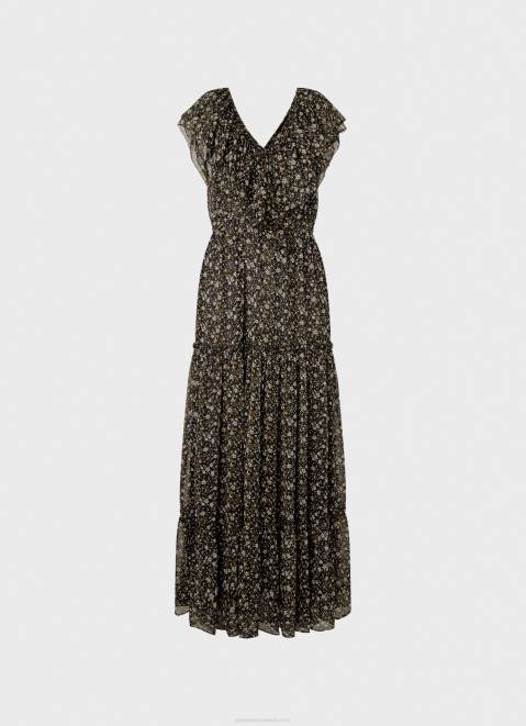 Pepe Jeans Floral Chiffon Dress Women Multi Z22X214