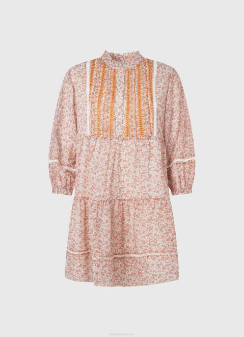 Pepe Jeans Floral Print Dress Women Multi Z22X181