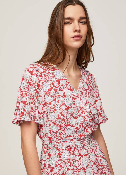 Pepe Jeans Floral Print Short Jumpsuit Women Multi Z22X168