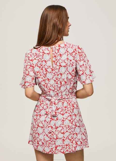 Pepe Jeans Floral Print Short Jumpsuit Women Multi Z22X168