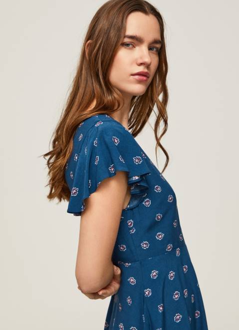 Pepe Jeans Floral Printed Dress Women Multi Z22X193