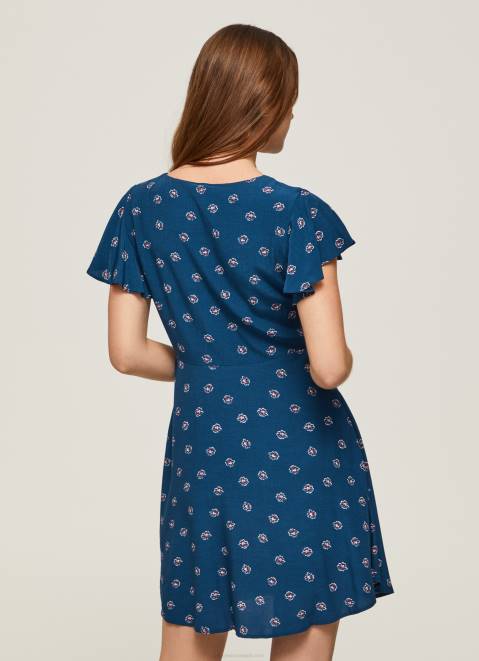 Pepe Jeans Floral Printed Dress Women Multi Z22X193