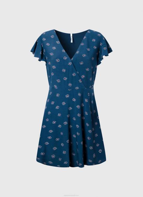 Pepe Jeans Floral Printed Dress Women Multi Z22X193