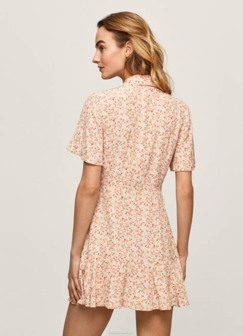 Pepe Jeans Floral Wrapped Dress Women Multi Z22X213