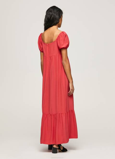 Pepe Jeans Flowy Dress Women Studio Red Z22X150