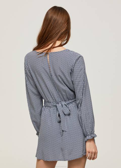 Pepe Jeans Logo Printed Dress Women Multi Z22X160