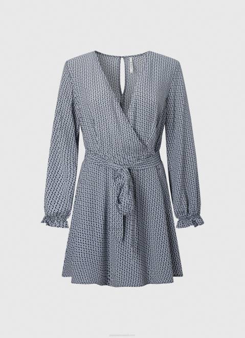 Pepe Jeans Logo Printed Dress Women Multi Z22X160