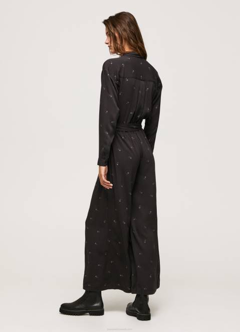 Pepe Jeans Long Paisley Dungarees Women Multi Z22X156